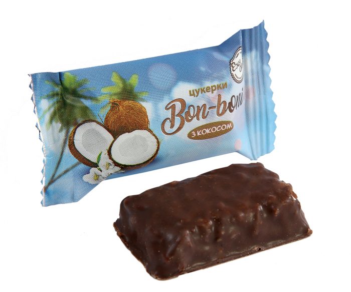 Цукерки «Bon-boni» з кокосом 1 ящ. - Зображення 2