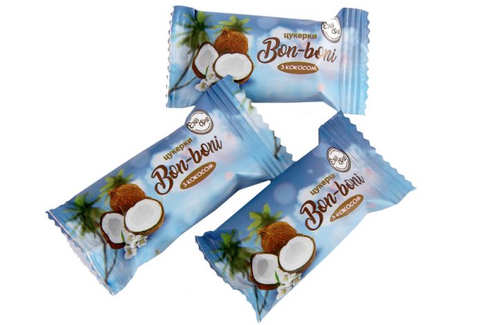 Цукерки «Bon-boni» з кокосом 1 ящ. - Зображення 3