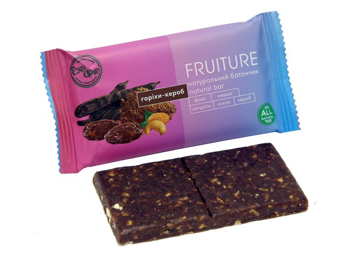 Батончики «Fruiture» горіхи-кероб 1 уп./20 шт.