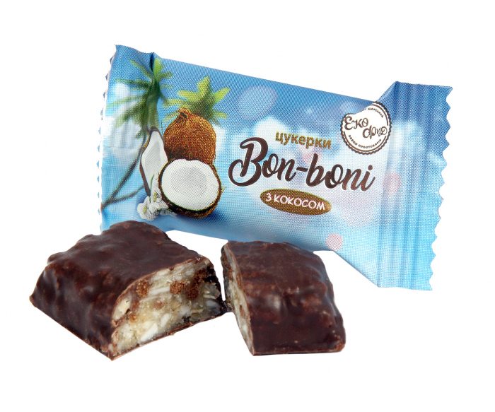 Цукерки «Bon-boni» з кокосом 1 ящ.