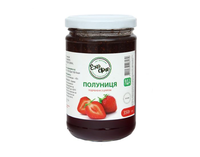 Полуниця протерта з цукром 1 уп./10 шт.