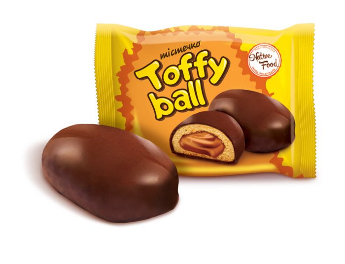 Тістечко «Toffy Ball» 1 ящ. 30 шт.