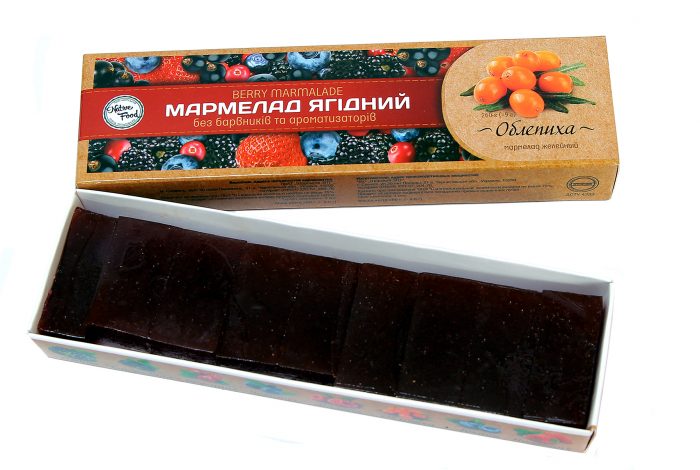 Мармелад ягідний «Обліпиха» 1 шт.